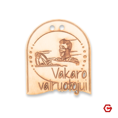 Medinis medalis "Vakaro vairuotojui"