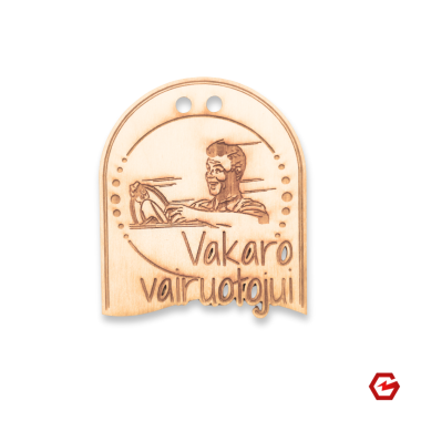 Medinis medalis "Vakaro vairuotojui"