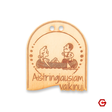 Medinis medalis "Aistringiausiam vaikinui"