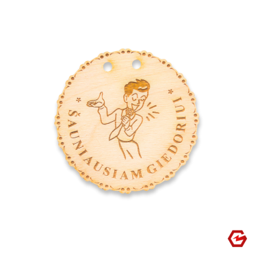 Medinis medalis "Šauniausias giedorius"