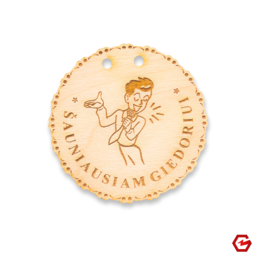 Medinis medalis "Šauniausias giedorius"