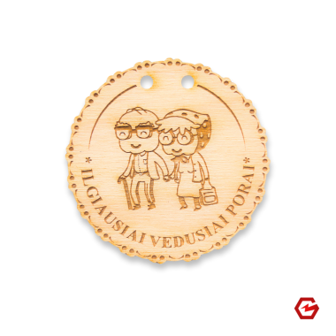 Medinis medalis "ilgiausiai vedusiai porai"