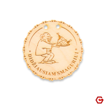 Medinis medalis "Didžiausiam smaguriui"