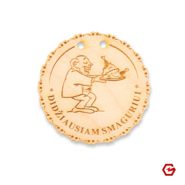 Medinis medalis "Didžiausiam smaguriui"