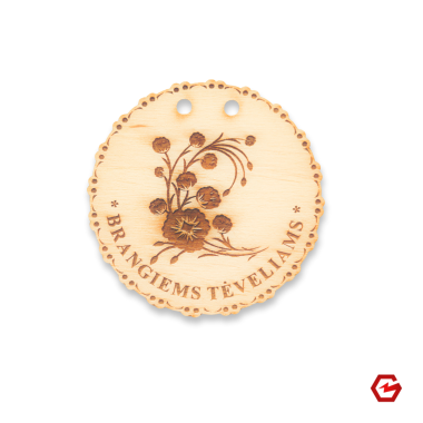 Medinis medalis "Brangiems tėveliams"