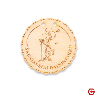 Medinis medalis "Šauniausiai dainininkei"