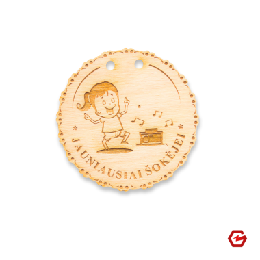 Medinis medalis "Jauniausiai šokėjai"