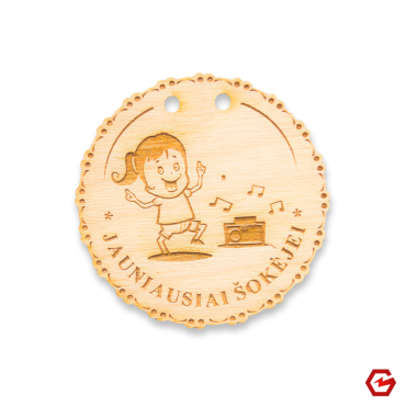 Medinis medalis "Jauniausiai šokėjai"