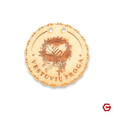 Medinis medalis "Vestuvių proga"