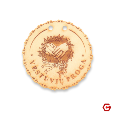 Medinis medalis "Vestuvių proga"