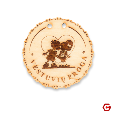 Medinis medalis "Vestuvių proga"