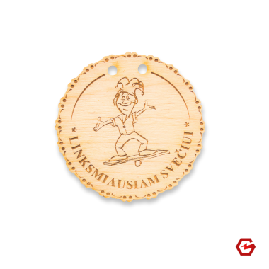 Medinis medalis "Linksmiausiam svečiui"