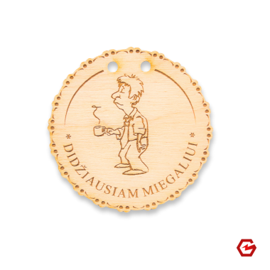 Medinis medalis "Didžiausias miegalius"