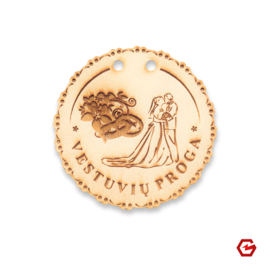 Medinis medalis "Vestuvių proga"