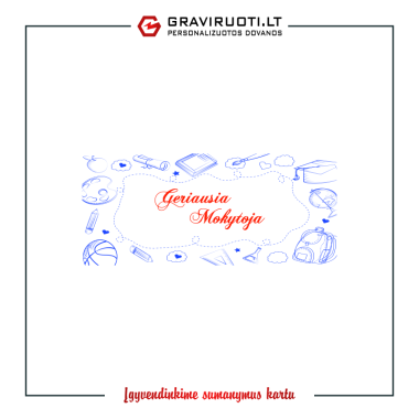 Keramikinis puodelis "GERIAUSIAI  MOKYTOJAI"